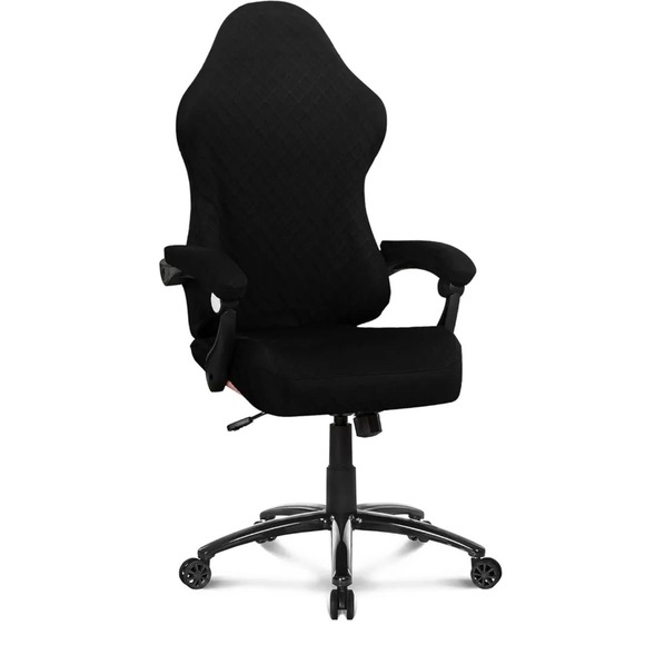 Gaming Chair Cover Stretchable Swivel Office Computer Desk Chair Protector Black - Picture 2 of 10